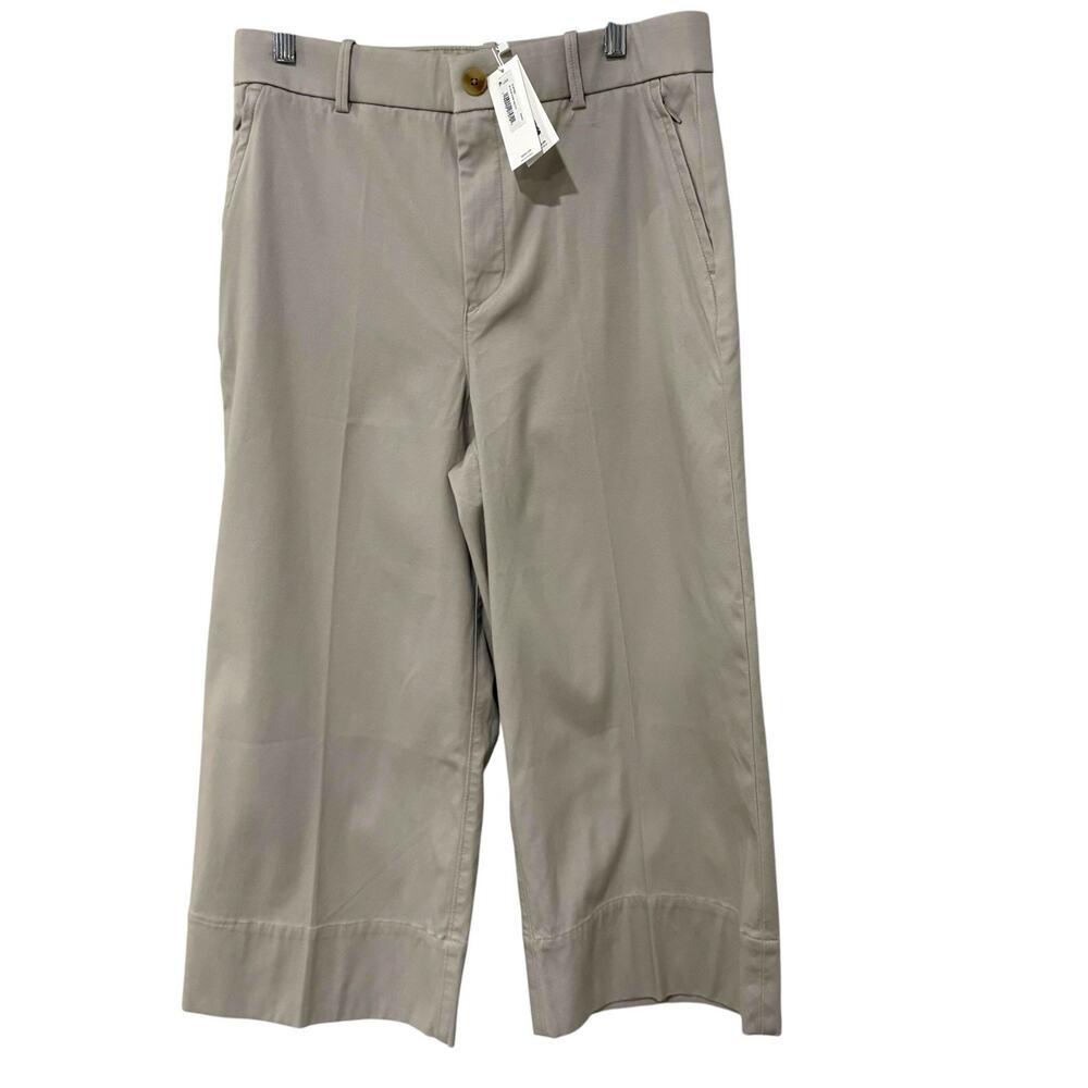 Spanx | Crops Wide Leg 2.0 Bone Khaki Casual Business NWT- Size Large Petite